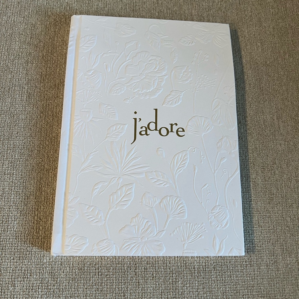 Dior J’Adore White Embossed Notebook